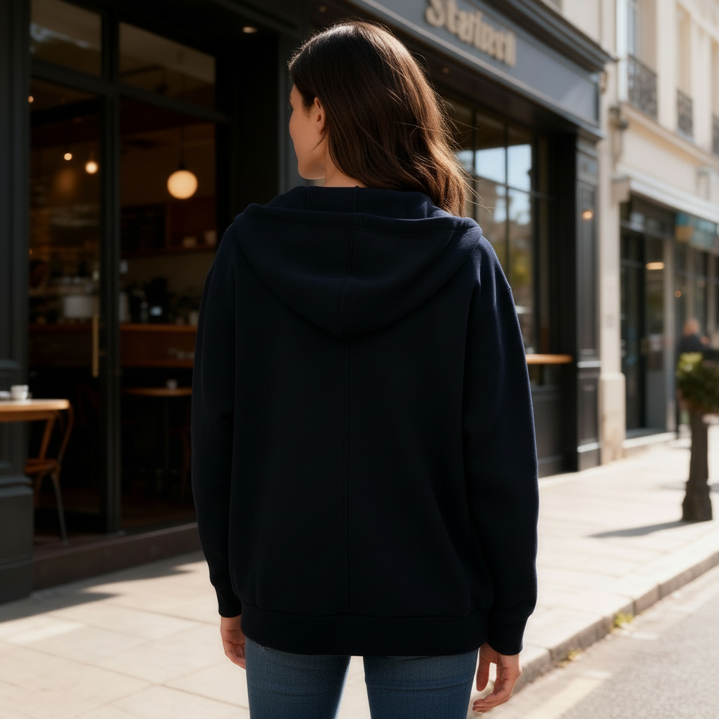 Moderne Damenjacke mit Kapuze für Stil und Komfort – Célinea