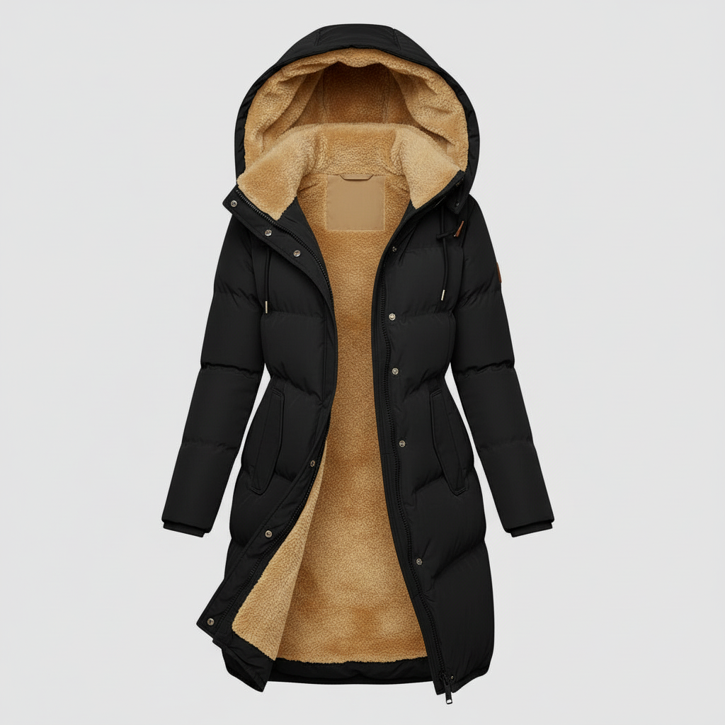 Luxuriöse Isolierte Jacke Damen Komfort Warme Jacke Baumwolle | Heidi-Mode