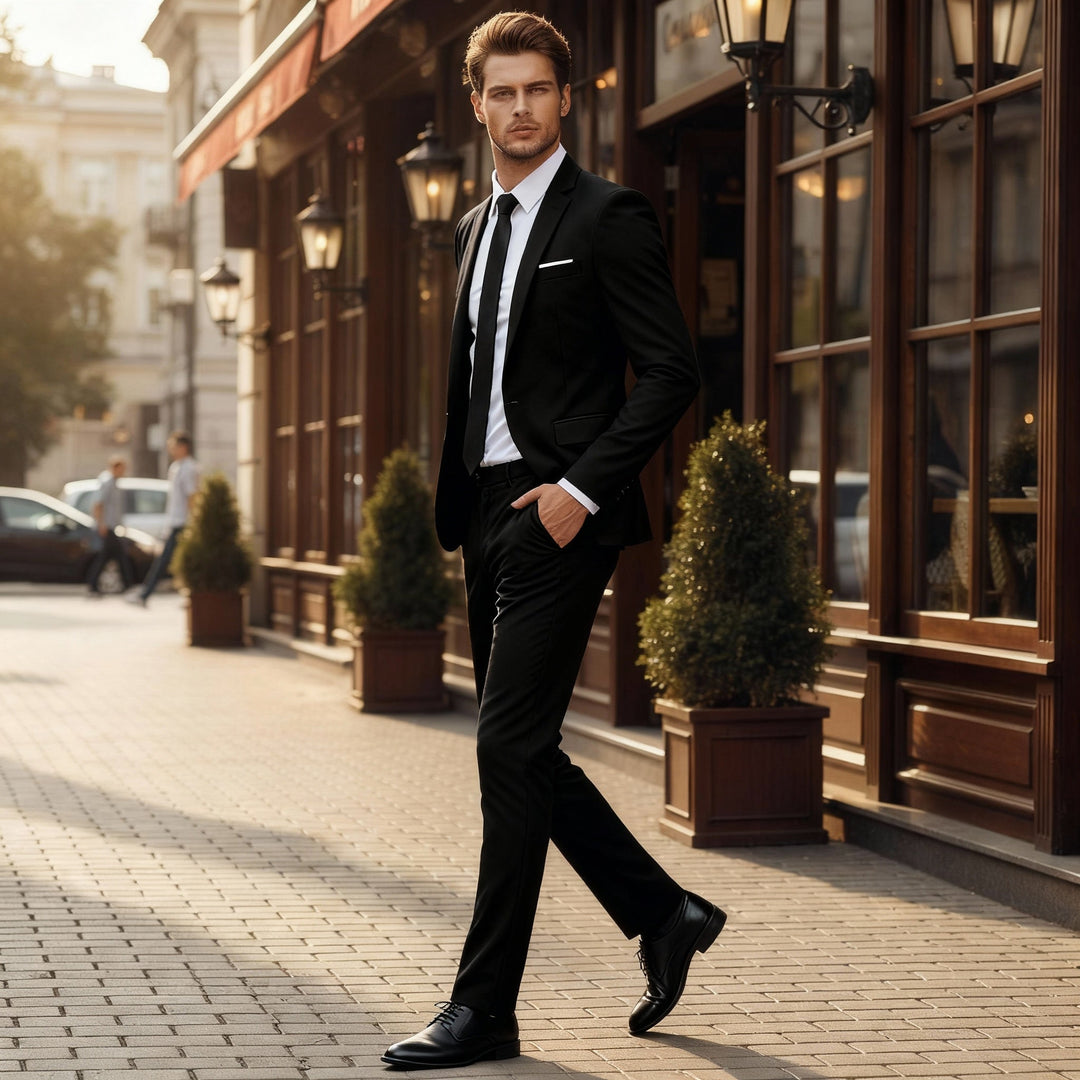 Echoarchiv | Herren Business Anzug 2-teilig – Sakko & Hose