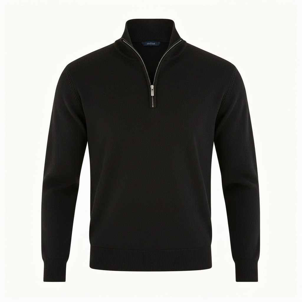 Eleganter Merino Komfort Pullover Damen Reißverschluss Moderne Strickware | Echoarchiv