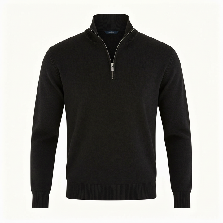 Eleganter Merino Komfort Pullover Damen Reißverschluss Moderne Strickware | Echoarchiv