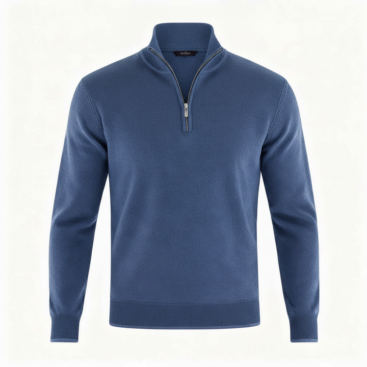 Eleganter Merino Komfort Pullover Damen Reißverschluss Moderne Strickware | Echoarchiv
