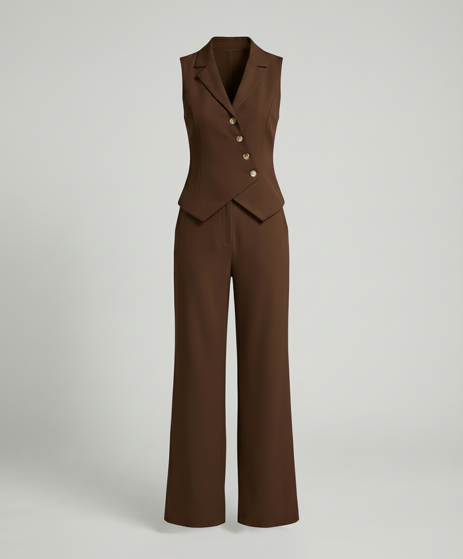 Echoarchiv | Elegantes Jumpsuit Satz für Jeden Anlass Damen Anzug