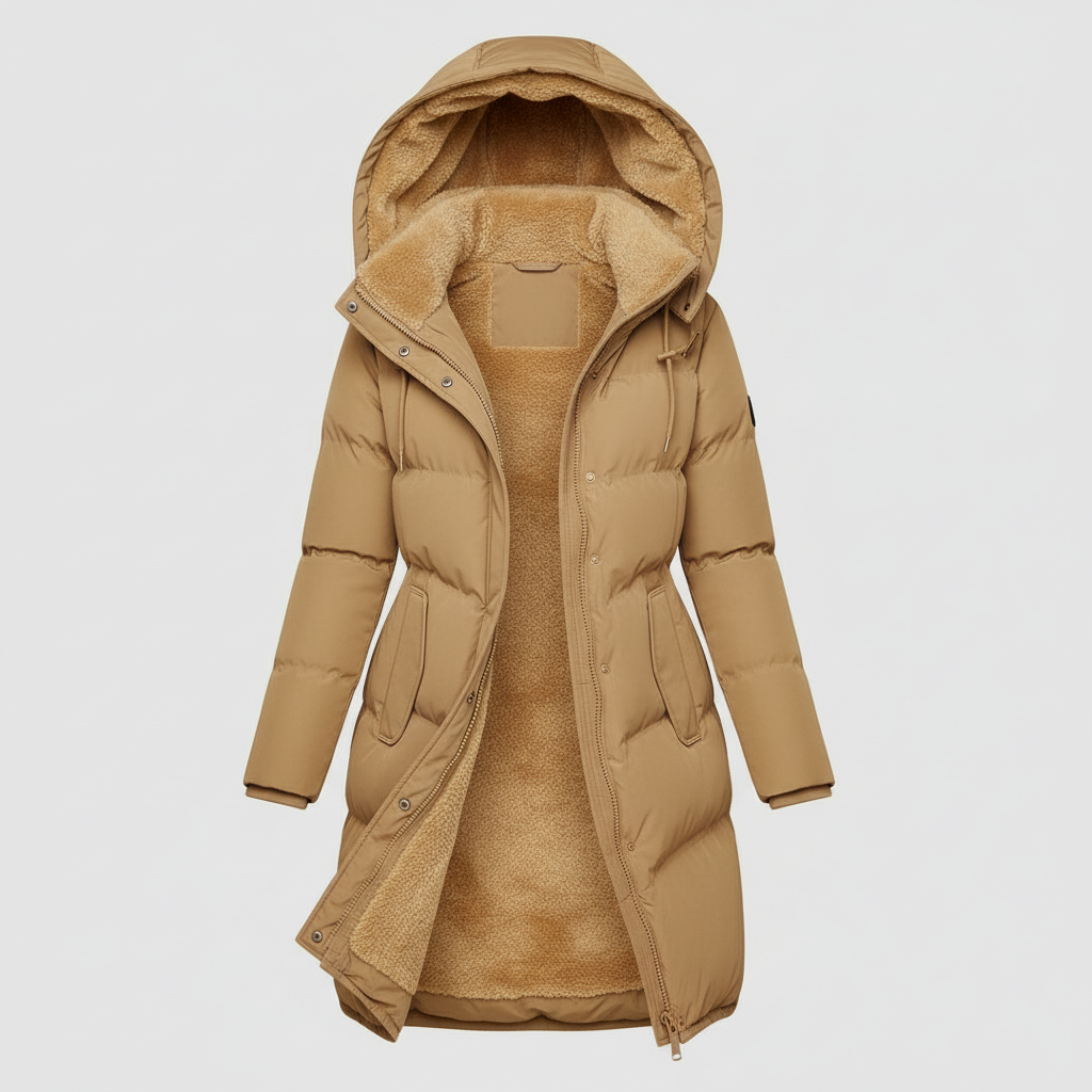 Luxuriöse Isolierte Jacke Damen Komfort Warme Jacke Baumwolle | Heidi-Mode