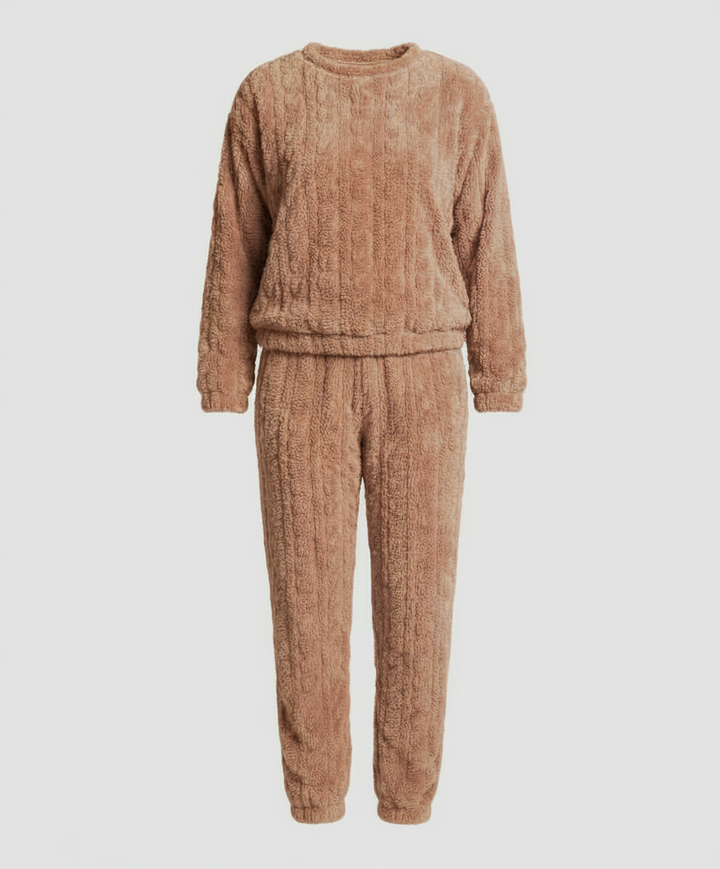 Kuscheliges Damen Fleece-Pyjama-Set | Echoarchiv