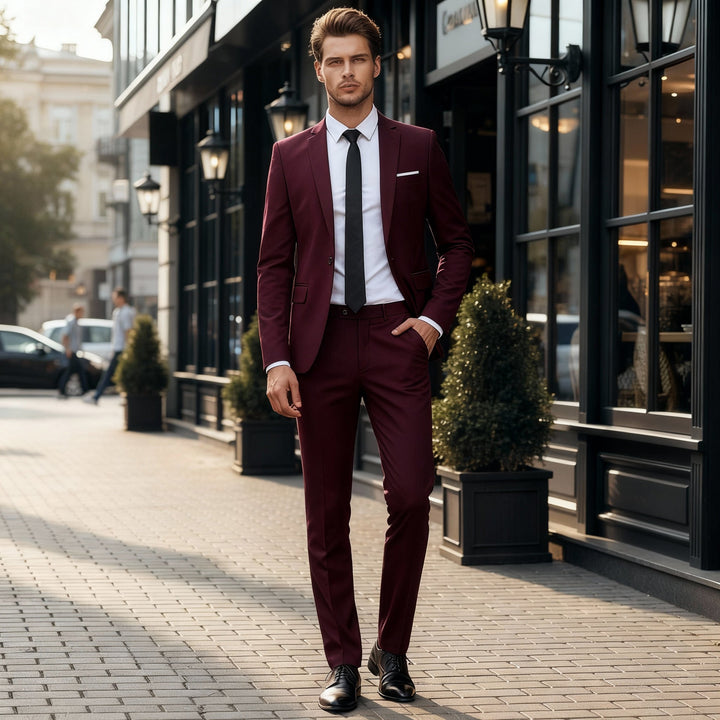 Echoarchiv | Herren Business Anzug 2-teilig – Sakko & Hose