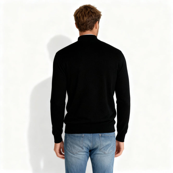 V-Ausschnitt Zipper Pullover
