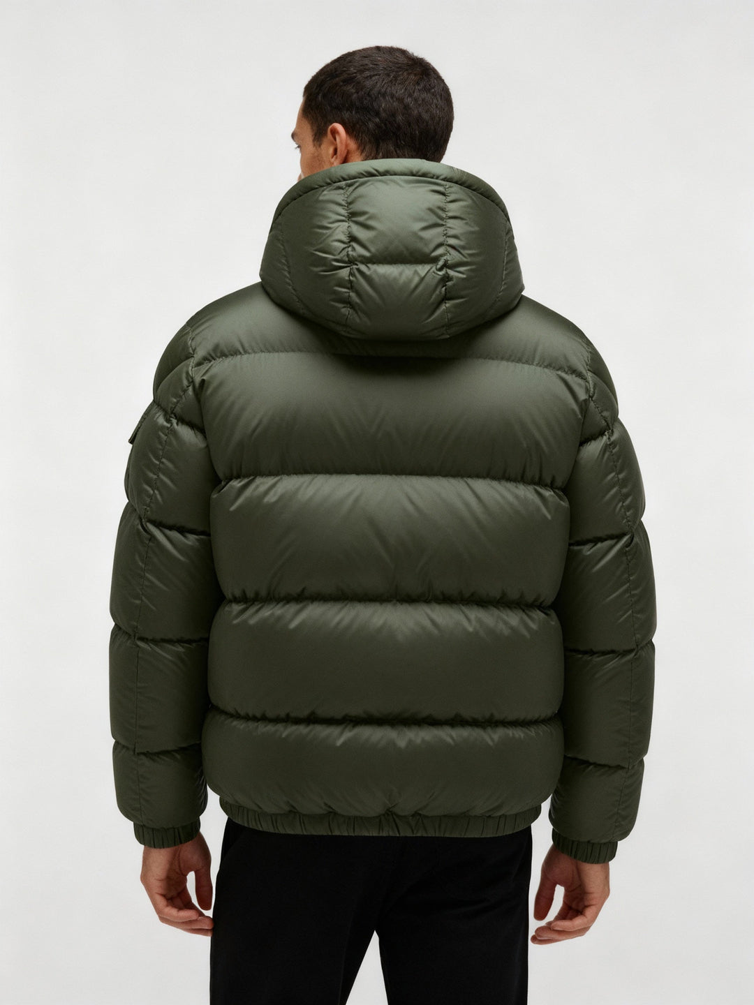 Herren Pufferjacke aus Entenfedern mit Wärme & Kapuze | Echo Archiv