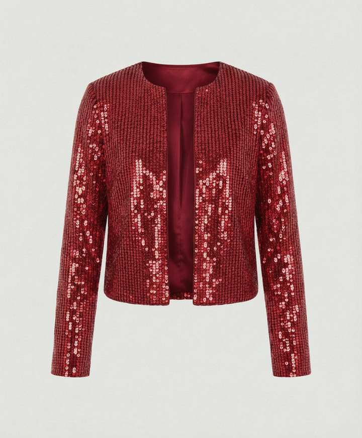 Damen Strickjacke mit Glitzereffekt – Echoarchiv