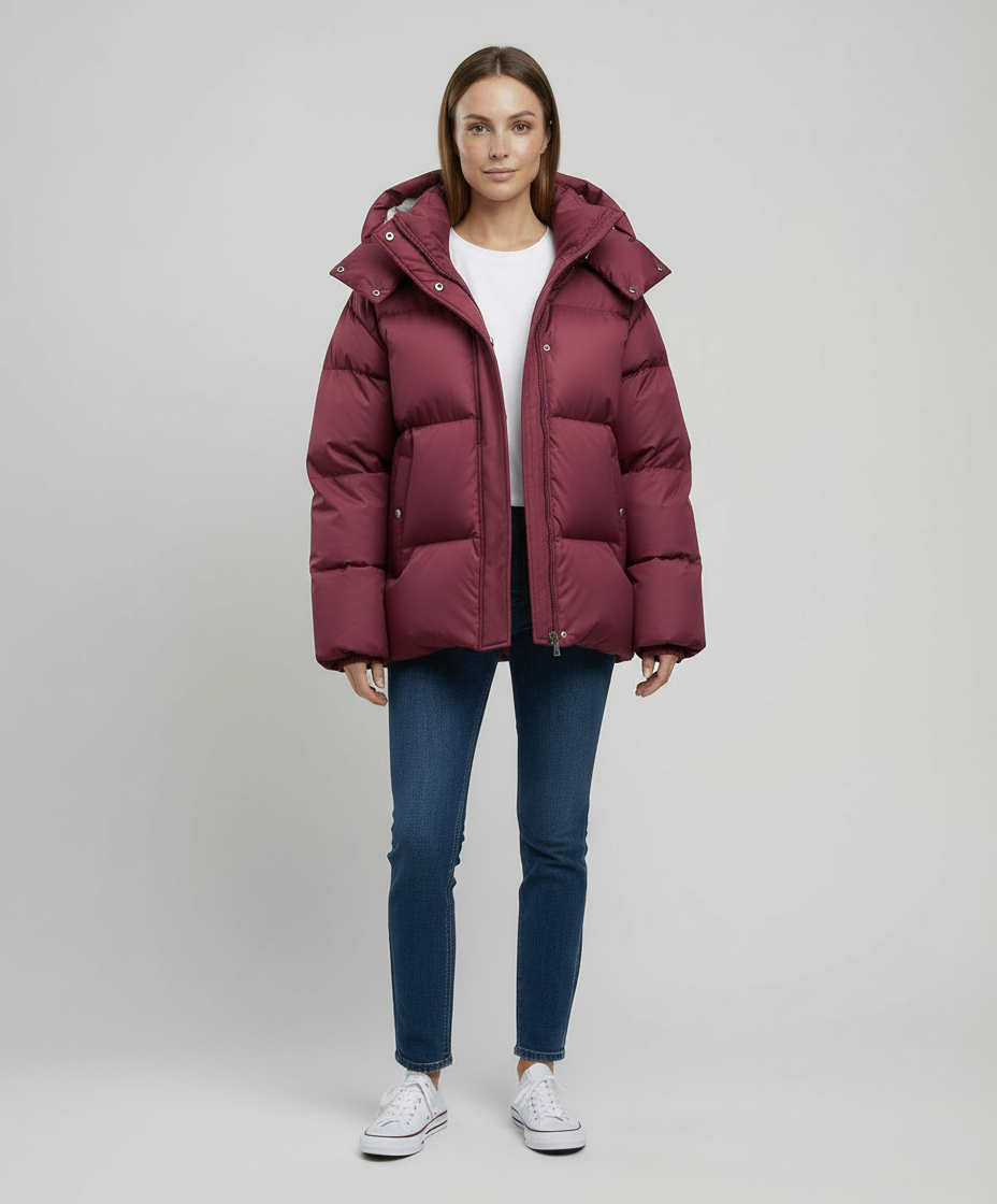 Moderne Damen Pufferjacke | Echoarchiv