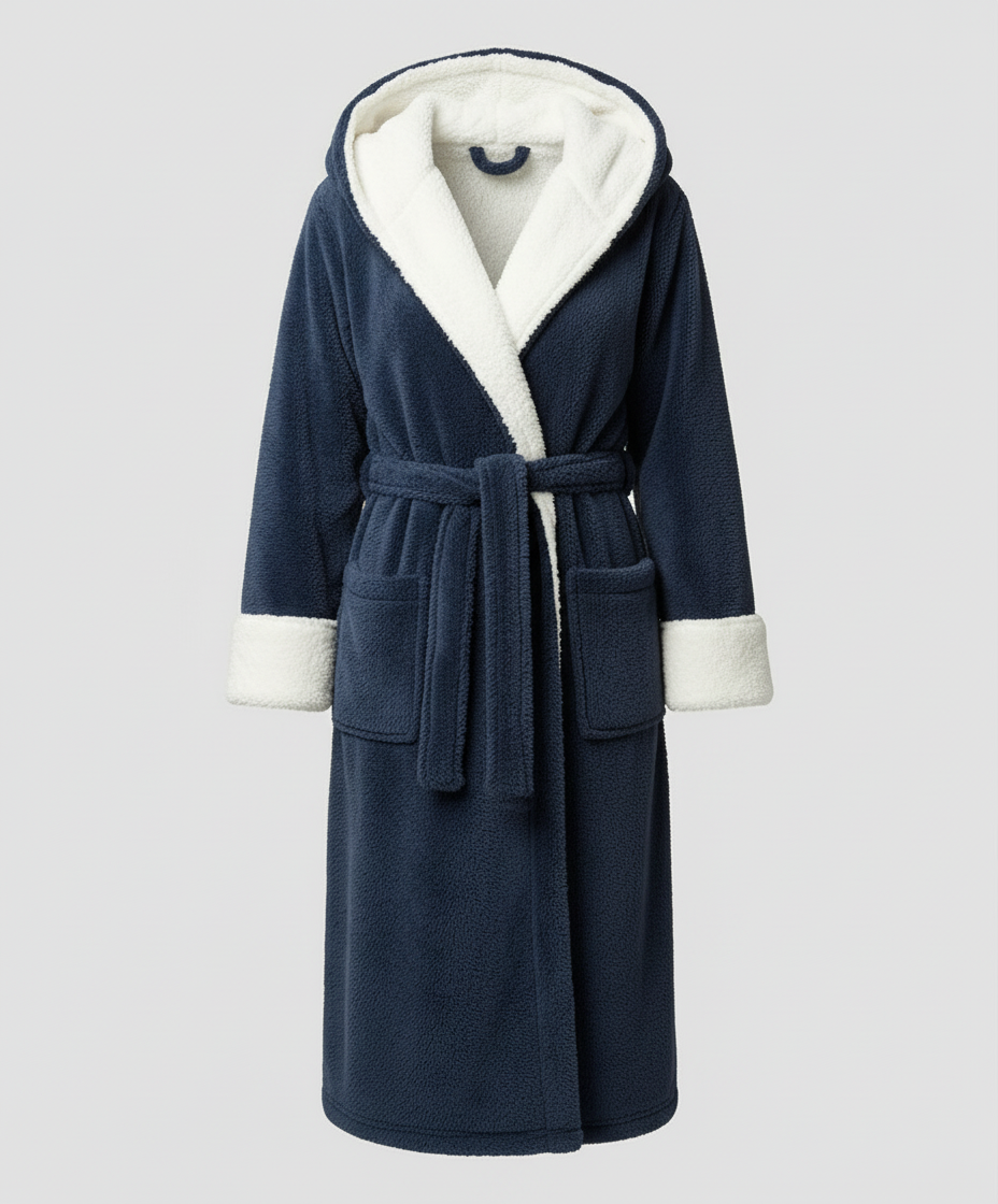 Kuscheliger Fleece Morgenmantel Damen | Echoarchiv