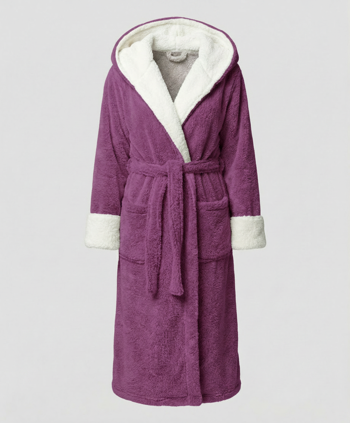 Kuscheliger Fleece Morgenmantel Damen | Echoarchiv
