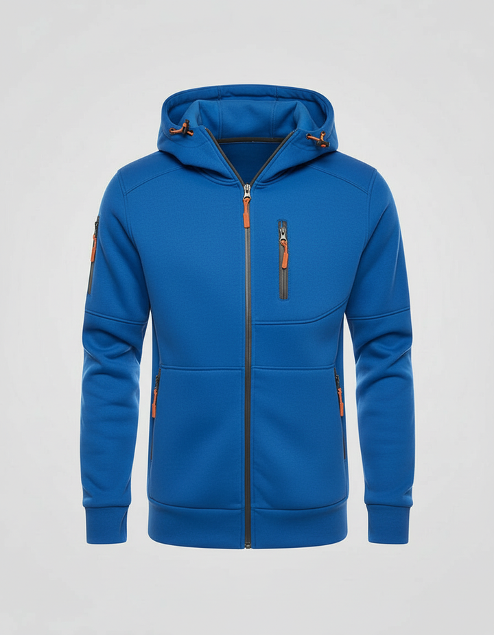 Herren Hoodie Mit Reißverschluss – Cavarno