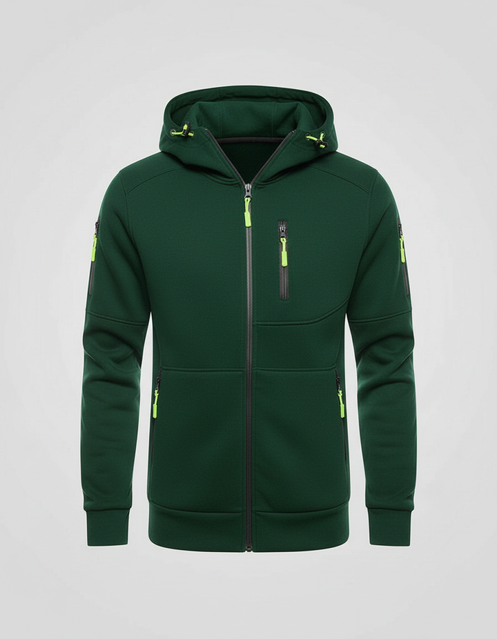 Herren Hoodie Mit Reißverschluss – Cavarno
