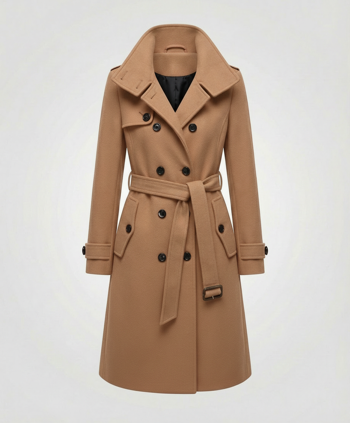 Warmer Damen Trenchcoat Elegant – Avérine