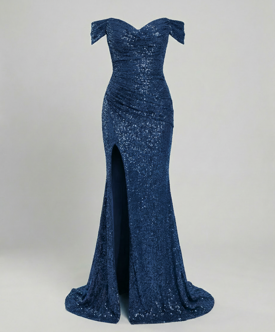Elegantes Off Shoulder Abendkleid Damen | Echoarchiv
