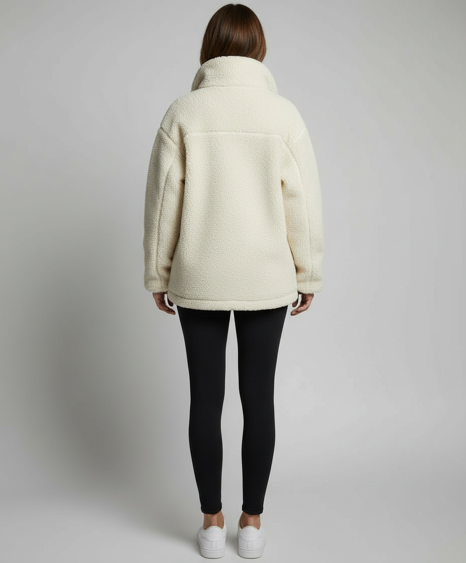 Herren Oversized Fleecejacke Warm | Echoarchiv