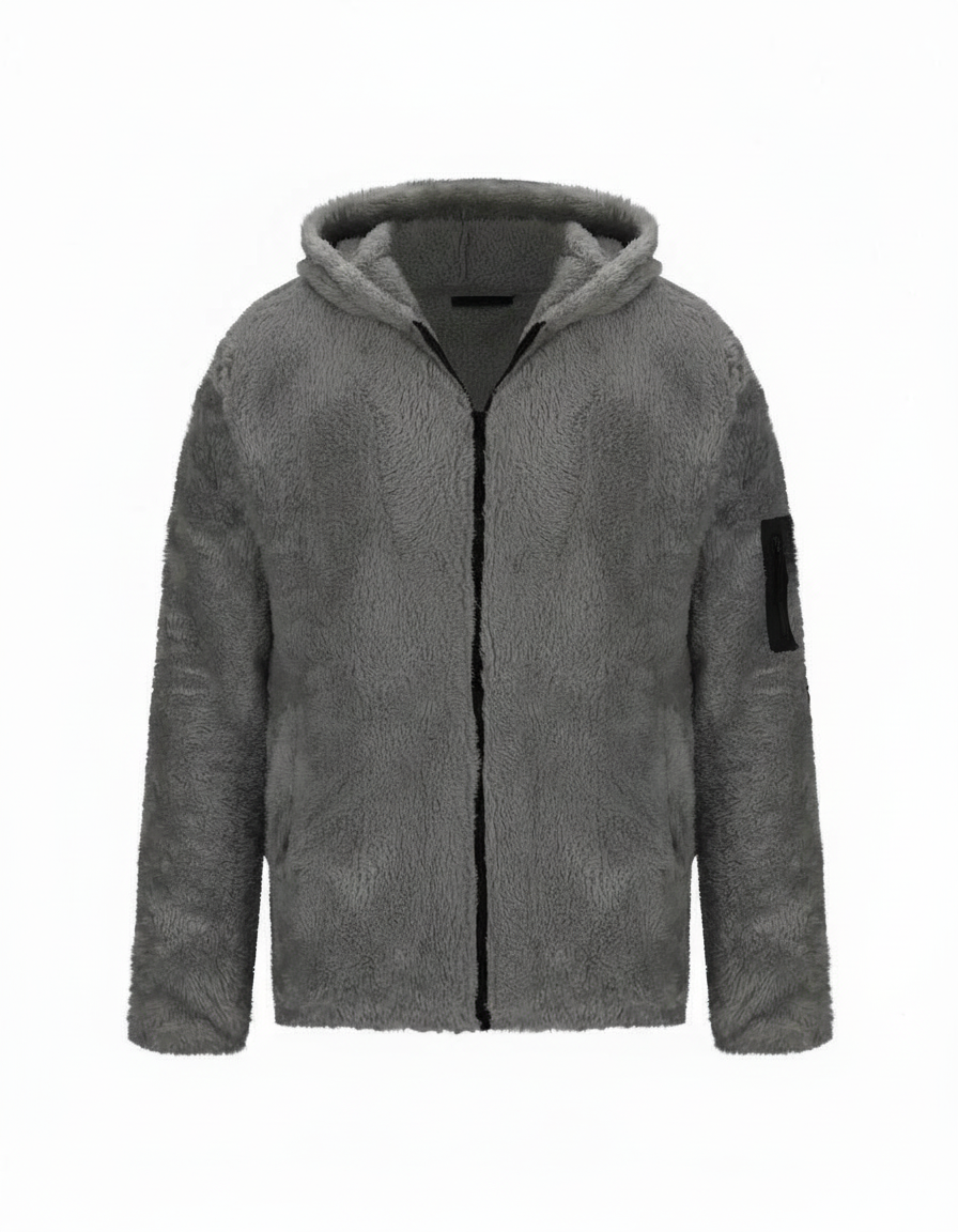 Schwere Fleece Winterjacke | Echoarchiv