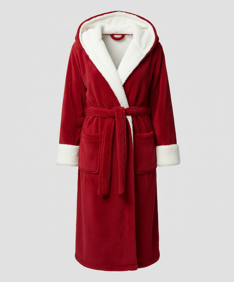 Kuscheliger Fleece Morgenmantel Damen | Echoarchiv