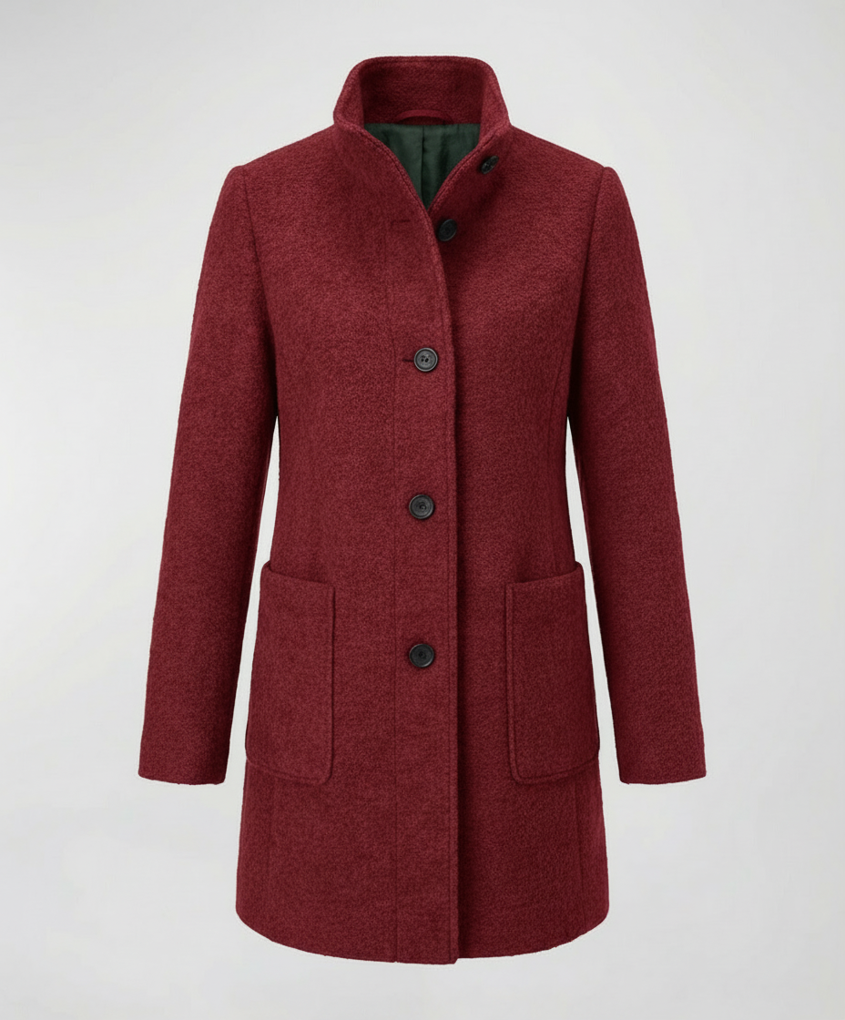 Eleganter Vintage Wollmantel Damen | Echoarchiv