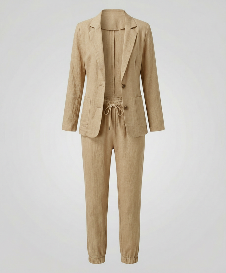 Elegantes Blazer Jogger Damen Set | Heidi-Mode