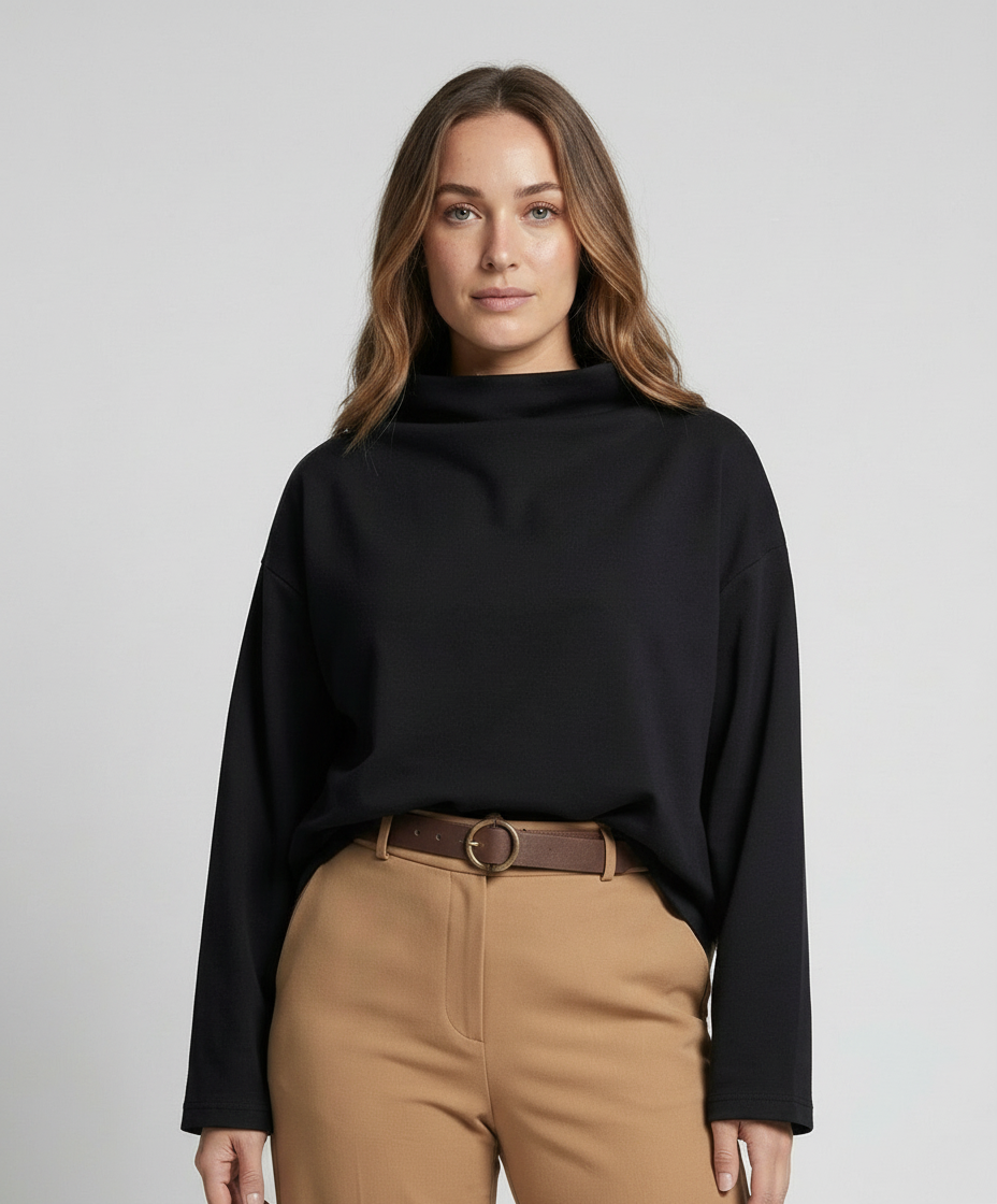 Oversize Rollkragenpullover Damen | Echoarchiv