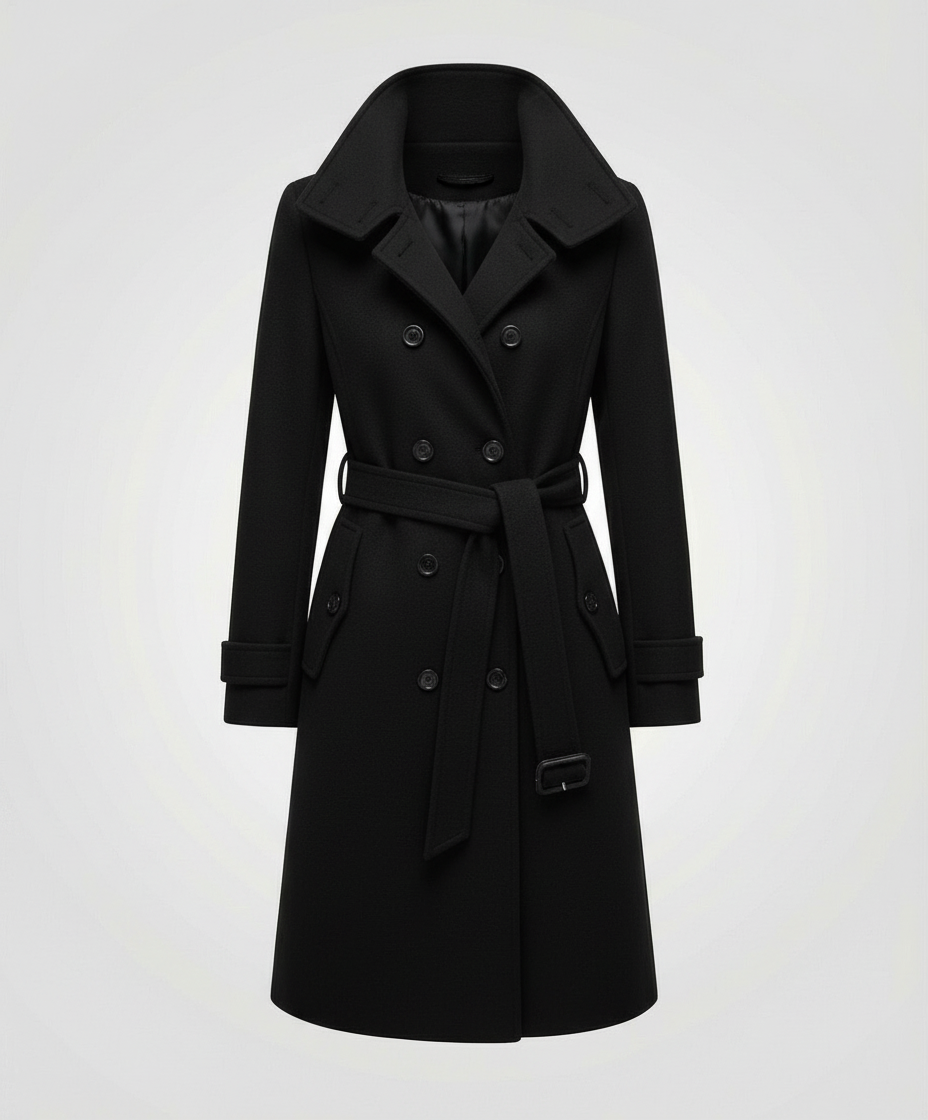 Warmer Damen Trenchcoat Elegant – Avérine