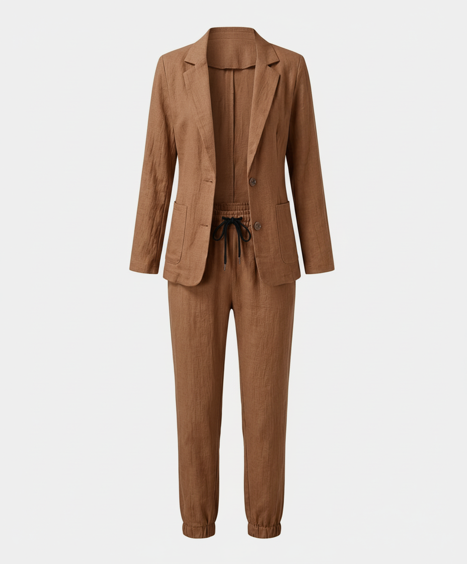 Elegantes Blazer Jogger Damen Set | Heidi-Mode