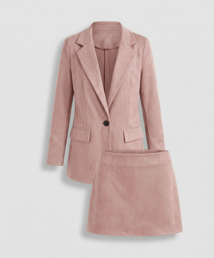 Elegantes Wild Blazer Rock Set | Echoarchiv