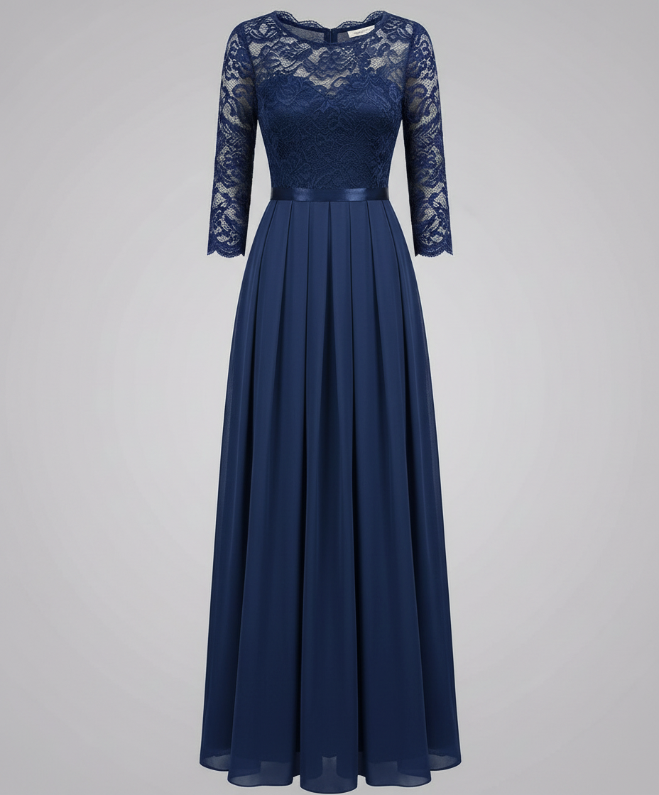 Elegantes Spitzen Brautjungfernkleid | Echoarchiv