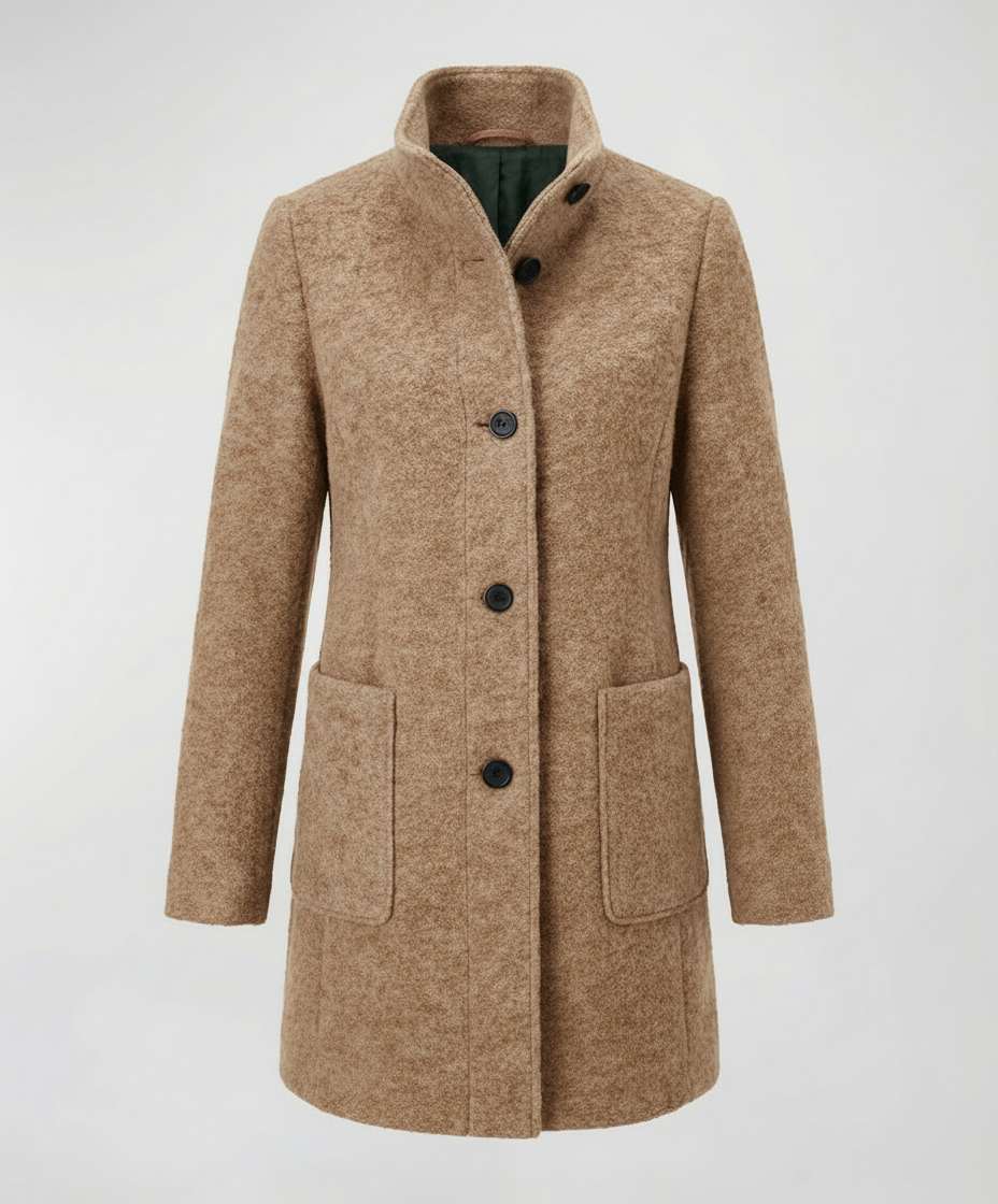 Eleganter Vintage Wollmantel Damen | Echoarchiv