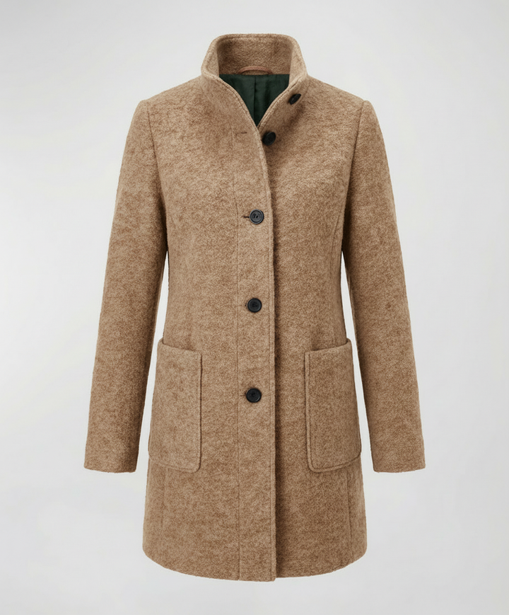Eleganter Vintage Wollmantel Damen | Echoarchiv