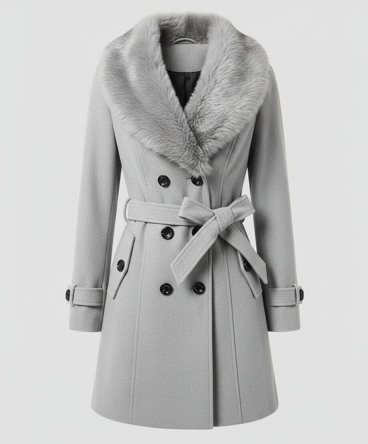 Luxuriöser Eleganter Pelzmantel Damen | Heidi-Mode
