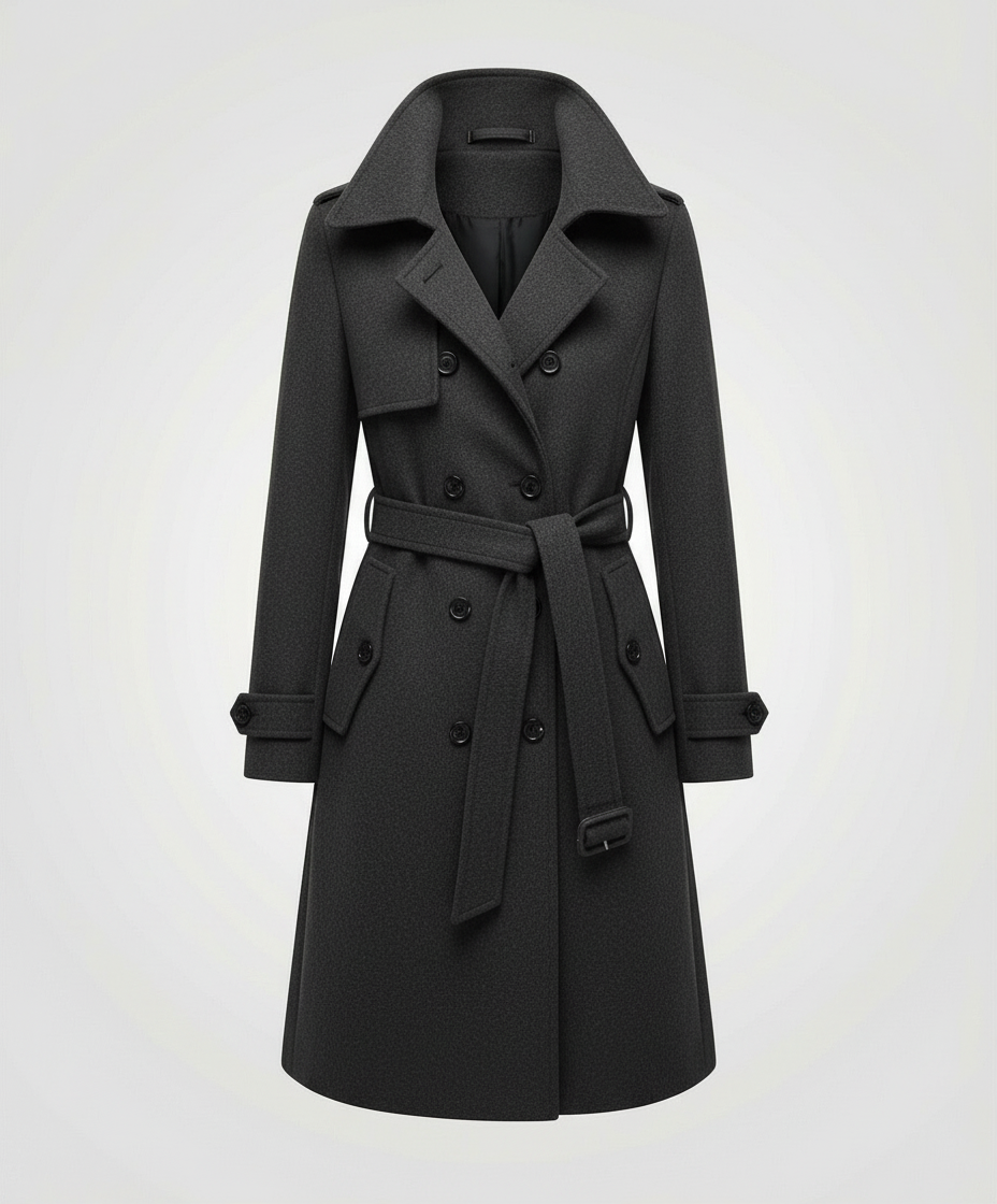 Warmer Damen Trenchcoat Elegant – Avérine
