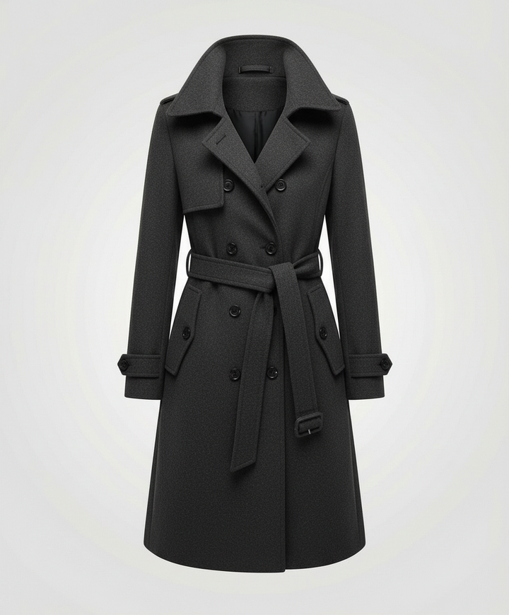 Warmer Damen Trenchcoat Elegant – Avérine