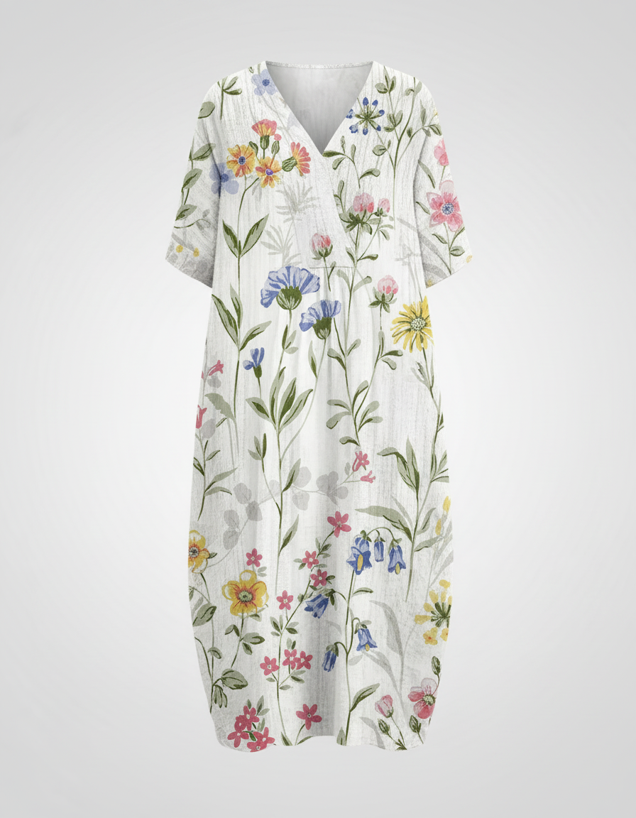Luftiges Blumen Sommerkleid Damen | Echo Archiv