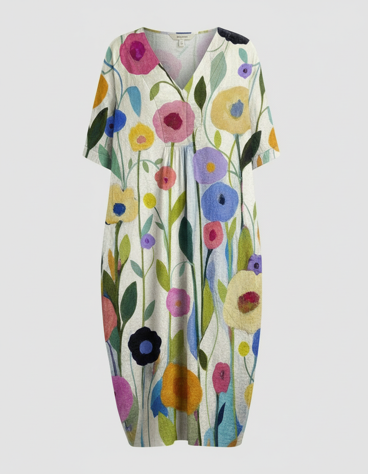 Luftiges Blumen Sommerkleid Damen | Echo Archiv