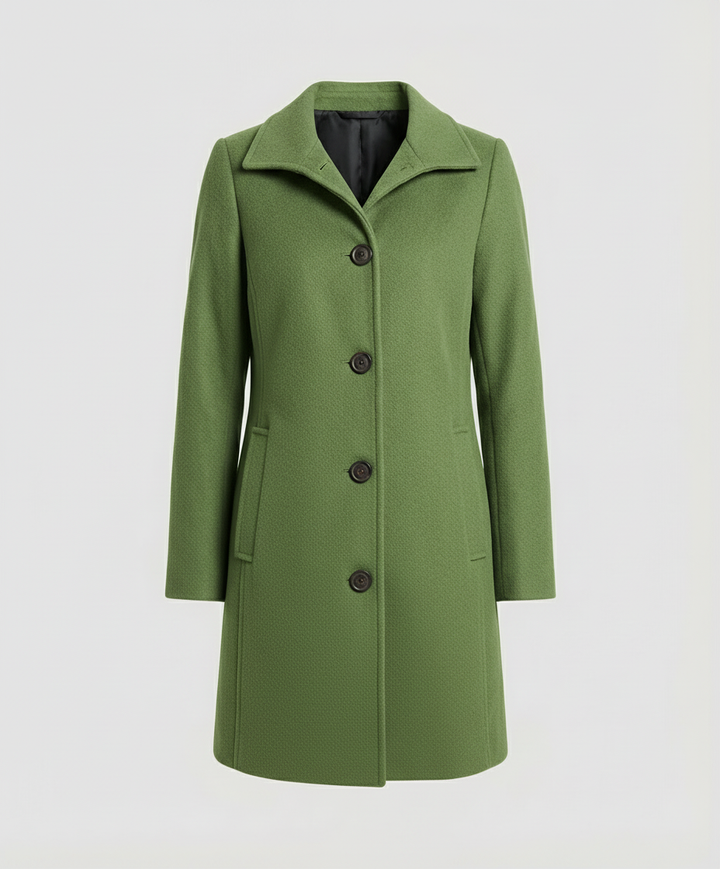 Eleganter Einreihmantel Damen | Echoarchiv