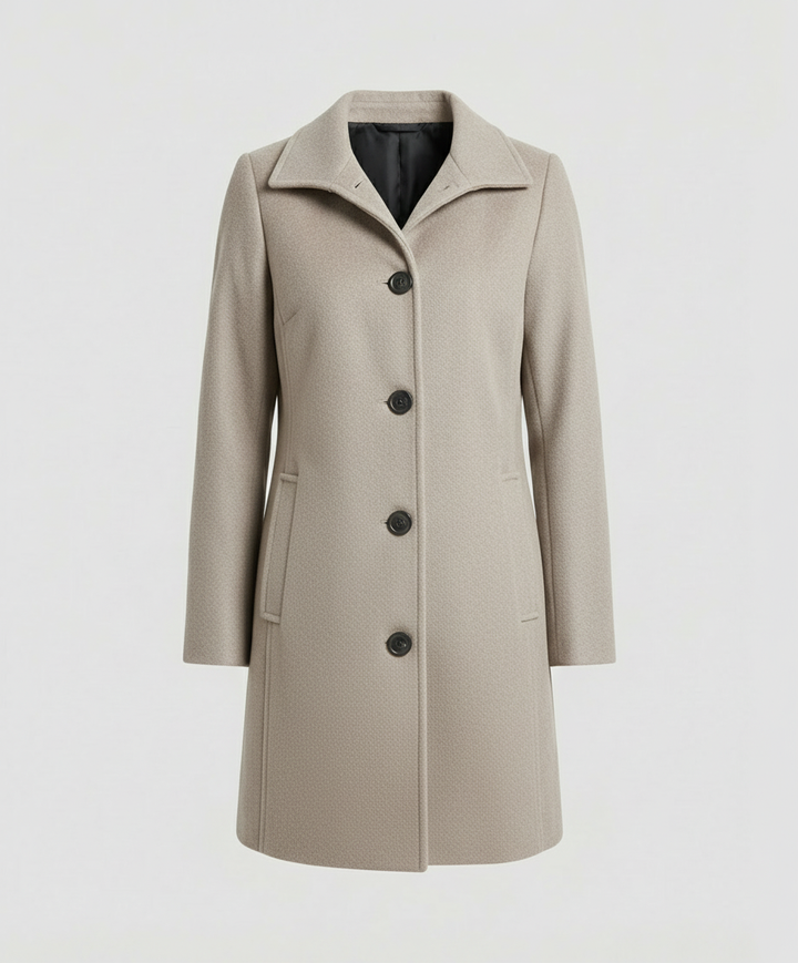 Eleganter Einreihmantel Damen | Echoarchiv