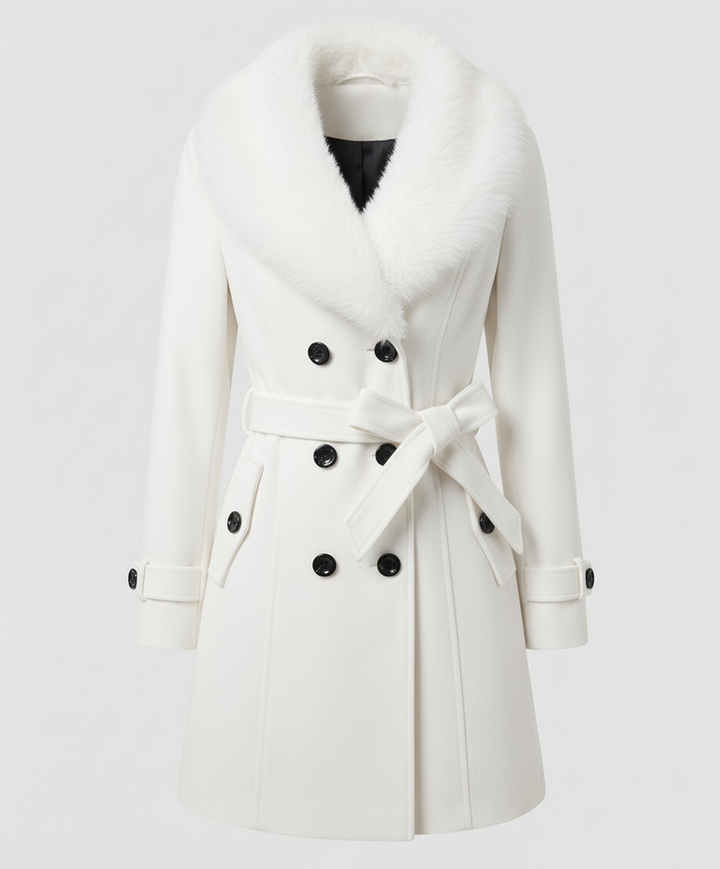 Luxuriöser Eleganter Pelzmantel Damen | Heidi-Mode
