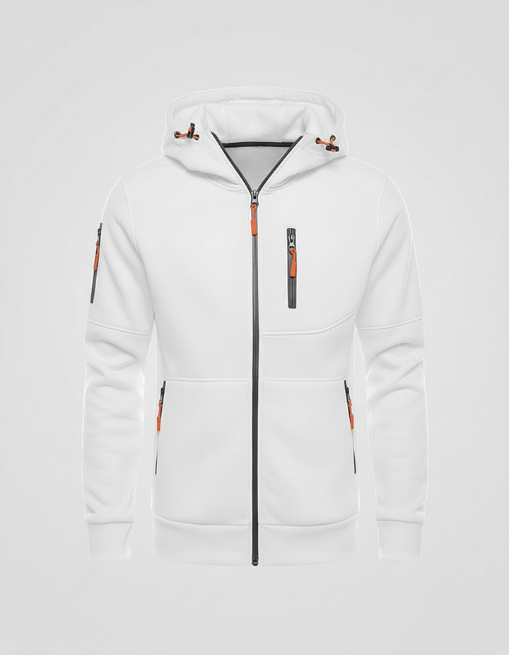 Herren Hoodie Mit Reißverschluss – Cavarno