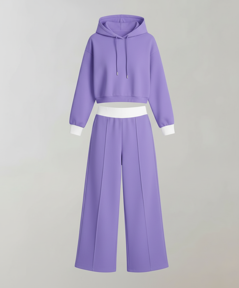 Zweifarbiges Damen Lounge Set | Echoarchiv