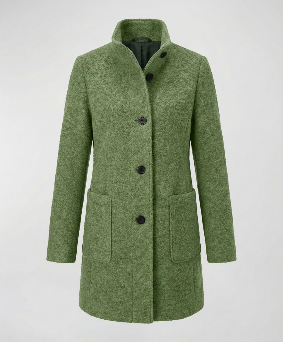 Eleganter Vintage Wollmantel Damen | Echoarchiv