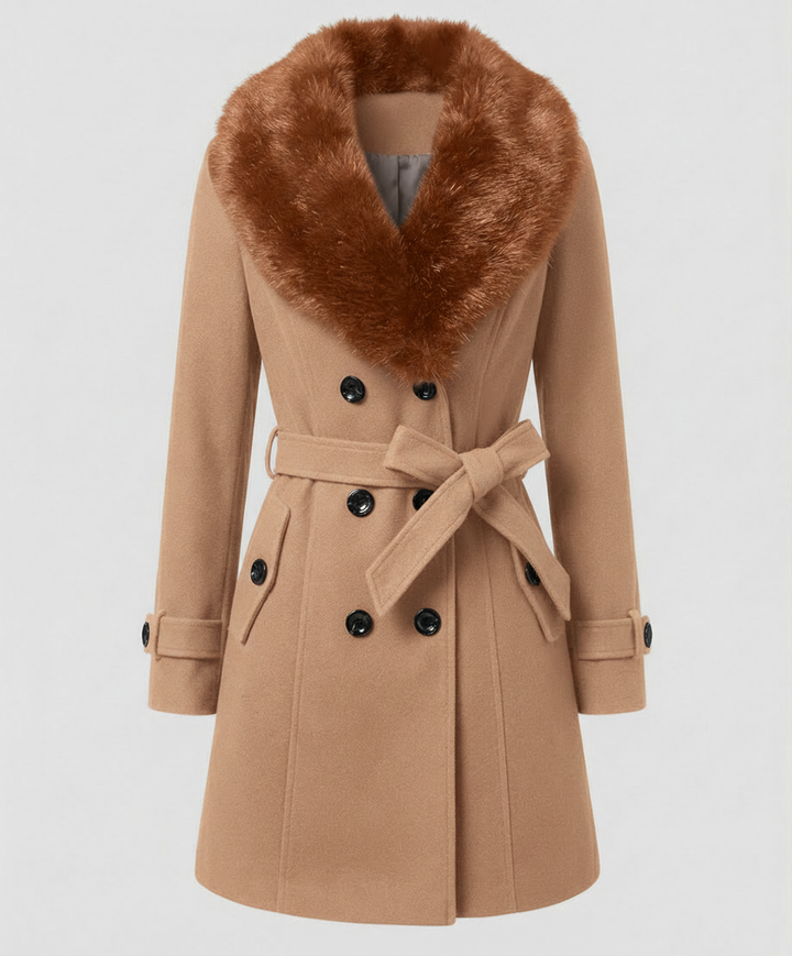Luxuriöser Eleganter Pelzmantel Damen | Heidi-Mode