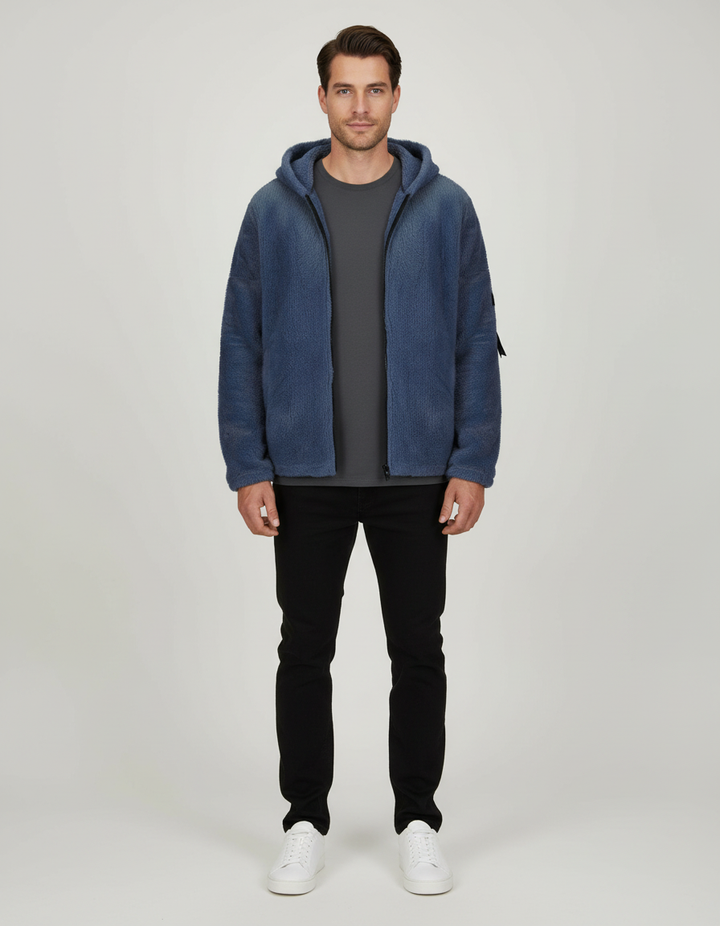 Schwere Fleece Winterjacke | Echoarchiv