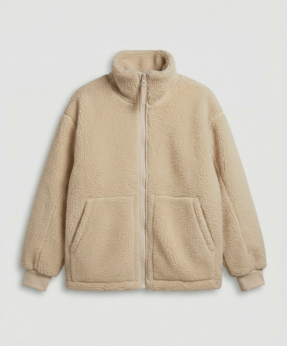 Herren Oversized Fleecejacke Warm | Echoarchiv