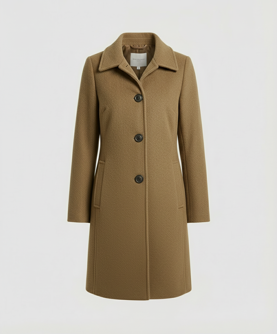Eleganter Einreihmantel Damen | Echoarchiv