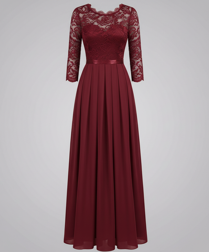 Elegantes Spitzen Brautjungfernkleid | Echoarchiv