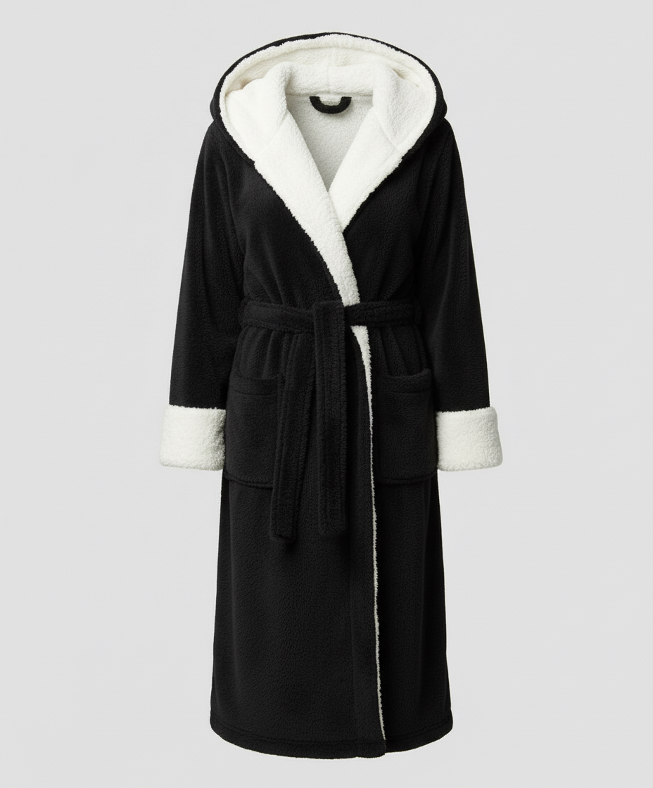 Kuscheliger Fleece Morgenmantel Damen | Echoarchiv