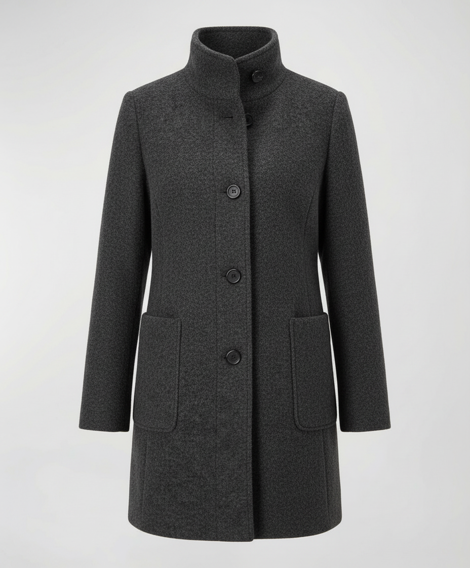 Eleganter Vintage Wollmantel Damen | Echoarchiv